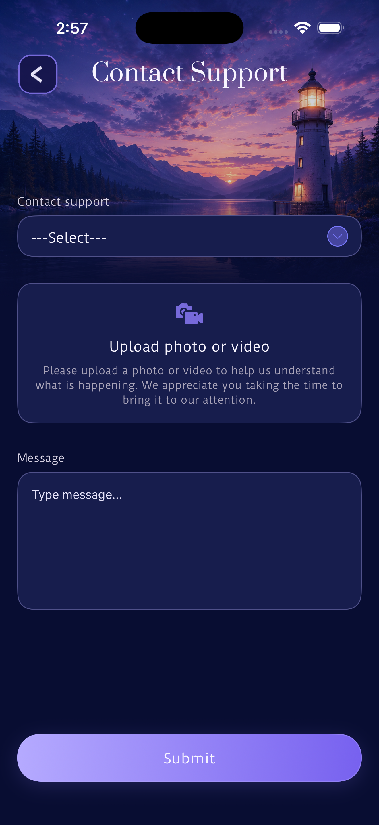 Contact Support