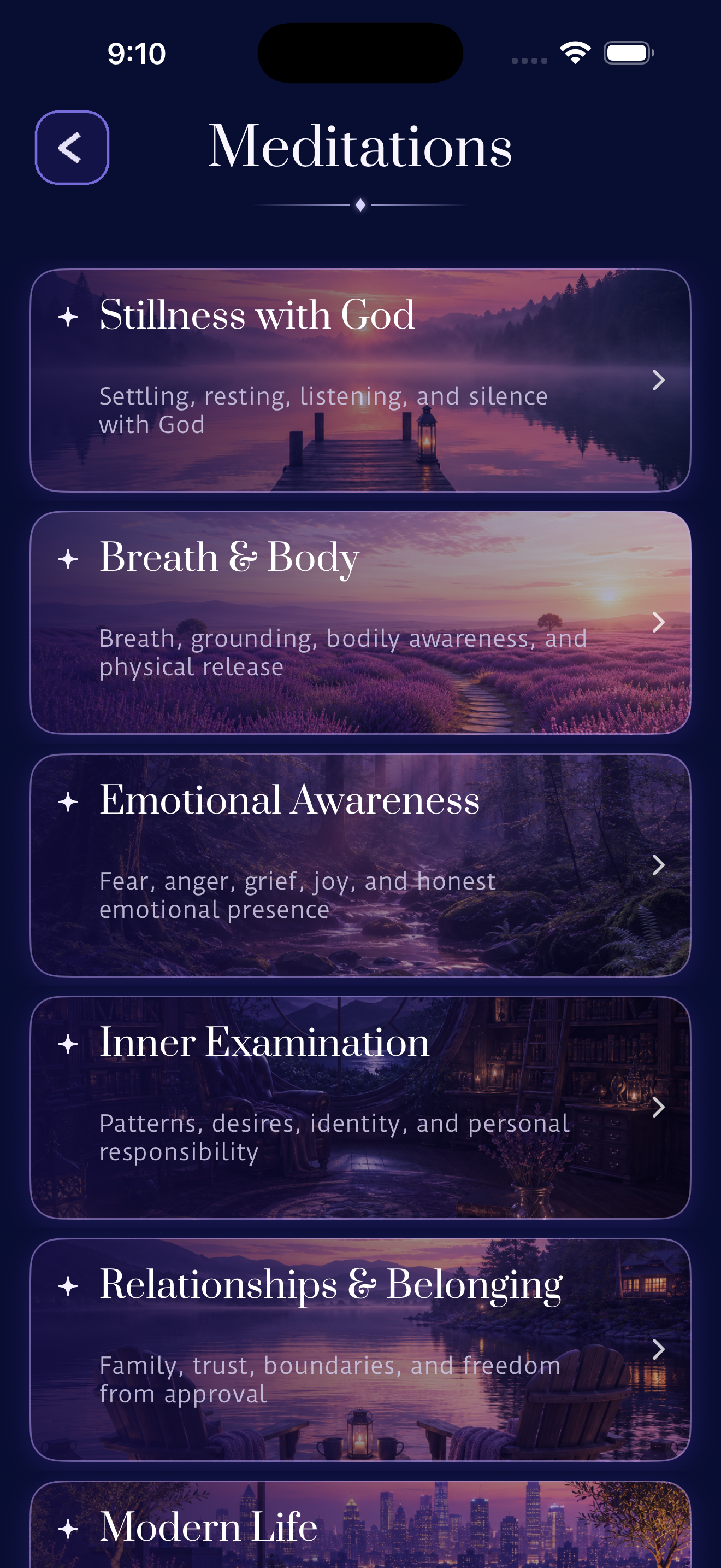 Meditation Themes